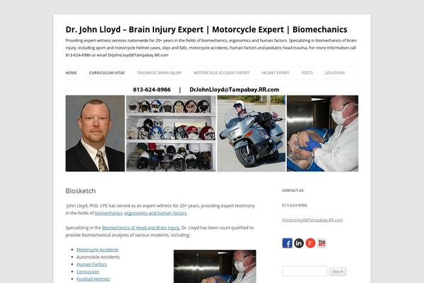 Twenty Twelve theme site design template sample