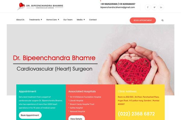 Medcure theme site design template sample