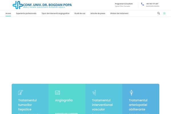 MediClinic theme site design template sample