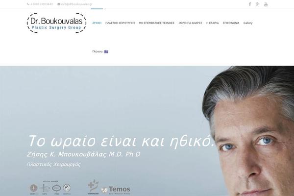 BeClinic theme site design template sample