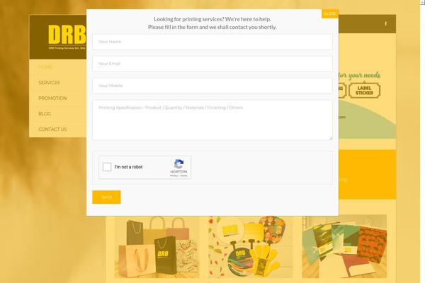 Site using Popup Maker plugin