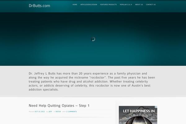 inFocus theme site design template sample