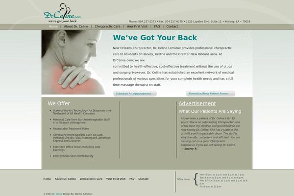 WP Framework theme site design template sample