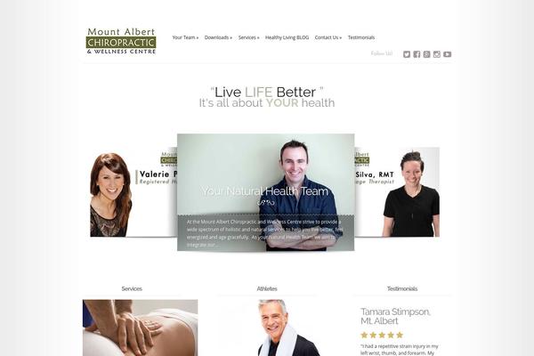 Modest theme site design template sample