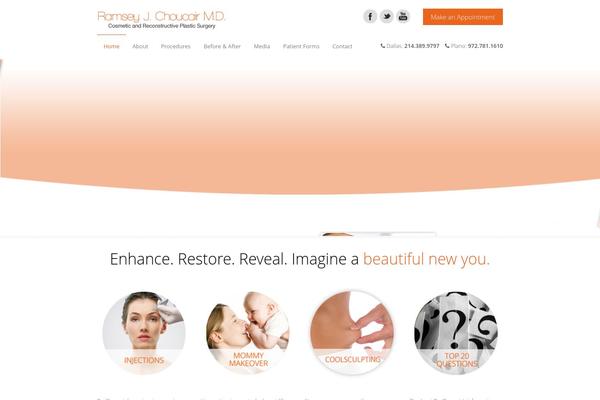 Medical Doctor theme site design template sample