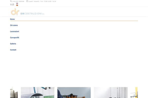 The7 theme site design template sample