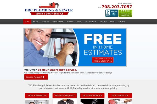 drcplumbingandsewer.com site used Drc