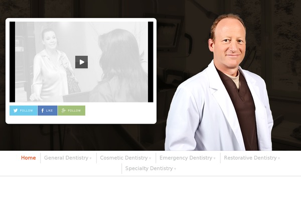 Dental theme site design template sample