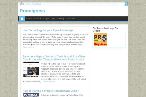 drcraigress.com site used Theme1907