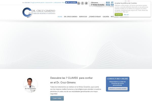 Site using WEBphysiology Portfolio plugin