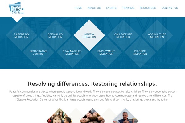 drcwm.org site used Drc