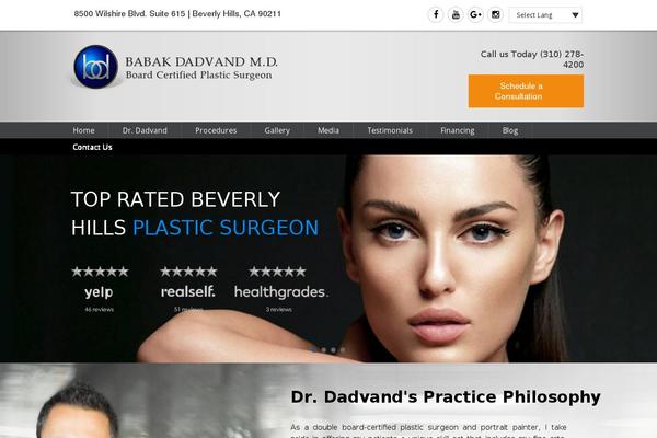 drdadvandplasticsurgery.com site used Dadvand
