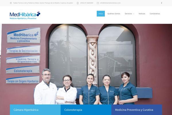 Medicenter-child theme site design template sample