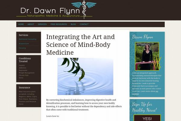 drdawnflynn.com site used Mocha Child Theme