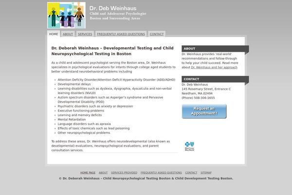 Mainstream theme site design template sample