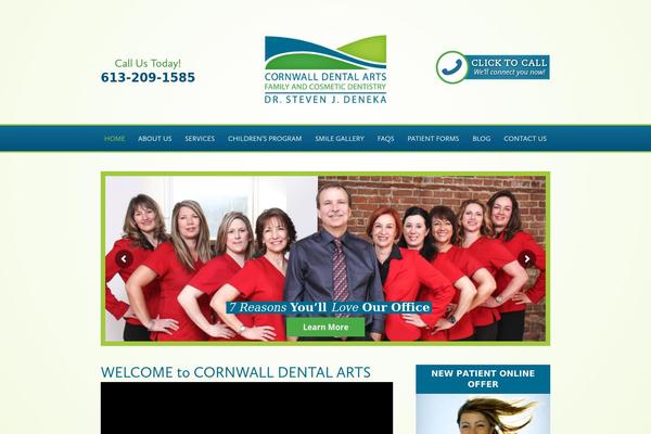 Dentalcmo theme site design template sample