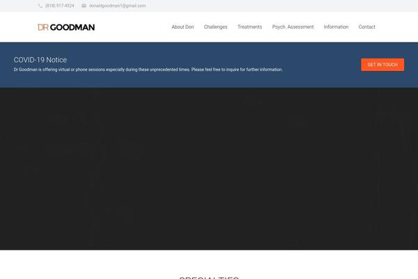 Zephyr theme site design template sample