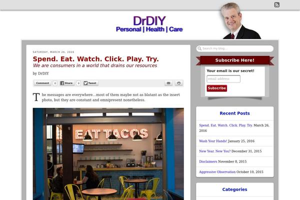 Get Noticed theme site design template sample