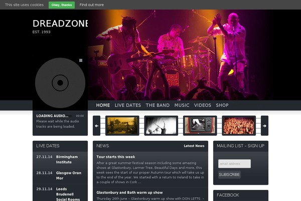 Soundcheck theme site design template sample