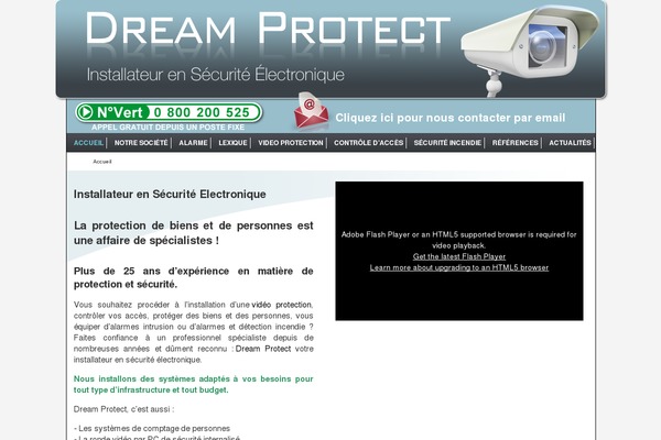 dreamprotect theme websites examples