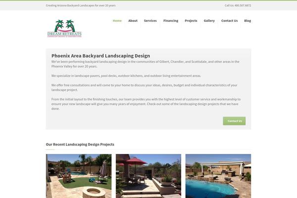 Robust theme site design template sample