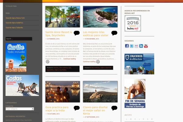 dreamandgoviajes.es site used Sunspot