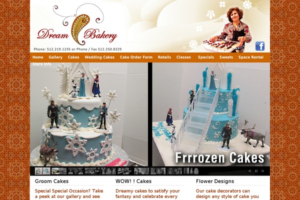 Andromeda theme site design template sample