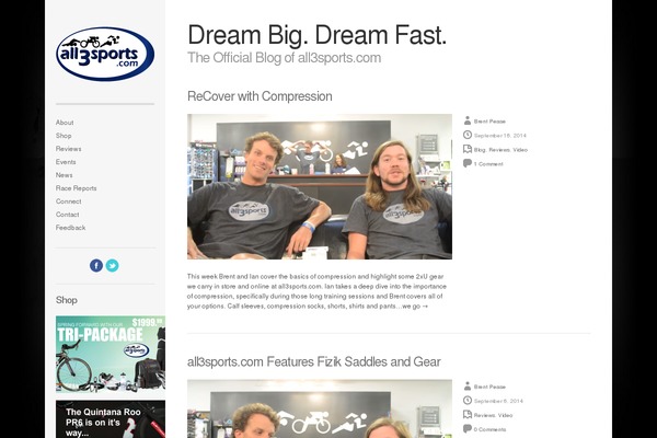 Reach theme site design template sample