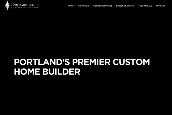 dreambuildercustomhome.com site used Retrograde