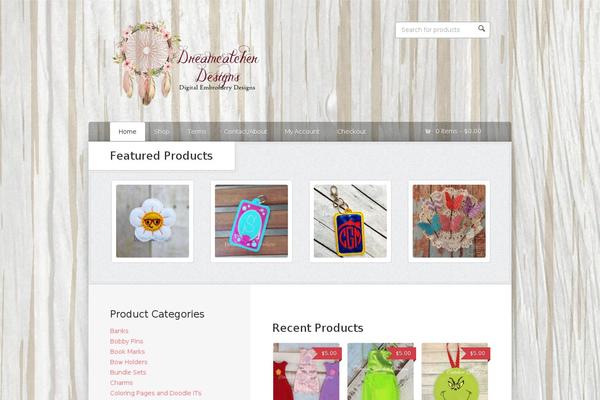 Wootique theme site design template sample
