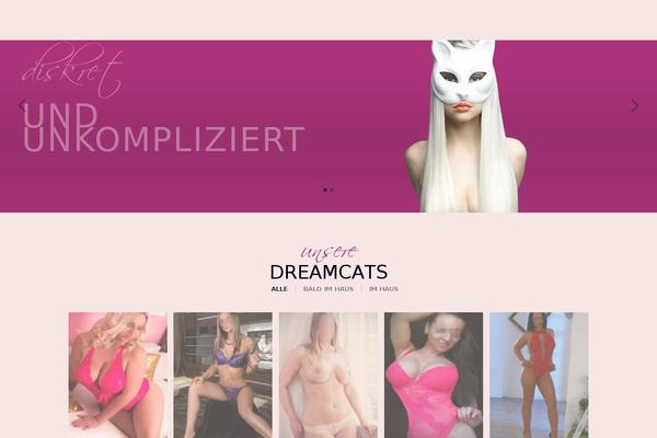 dreamcats.at site used Chandelier