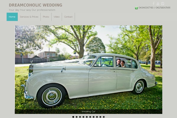 Unite theme site design template sample
