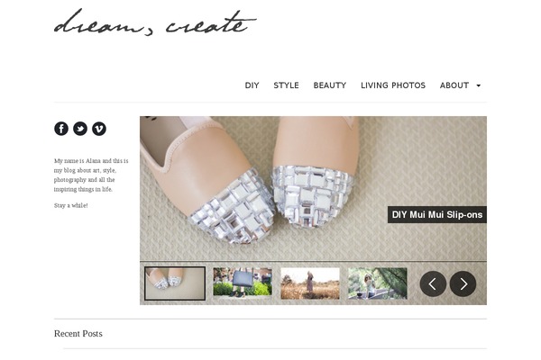 dreamcreate.ca site used Pulse