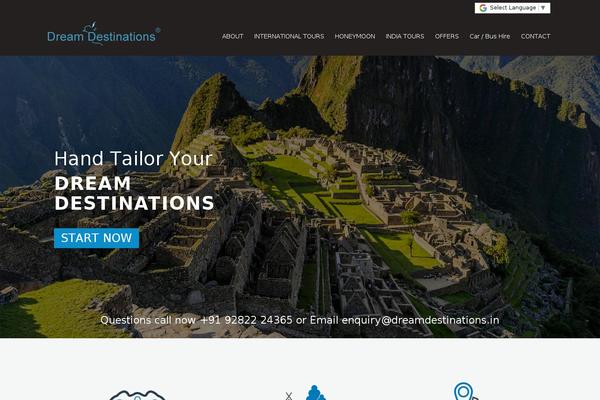 Midway theme site design template sample