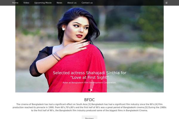 Full Frame theme site design template sample