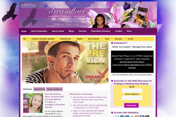 Options theme site design template sample