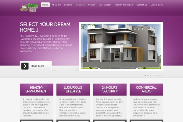dreamland.com.pk site used Ambitious