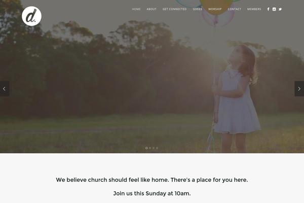 Story theme site design template sample