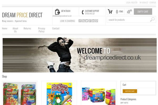dreampricedirect.co.uk site used Bazar