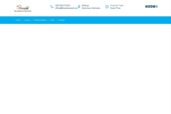Houzez theme site design template sample