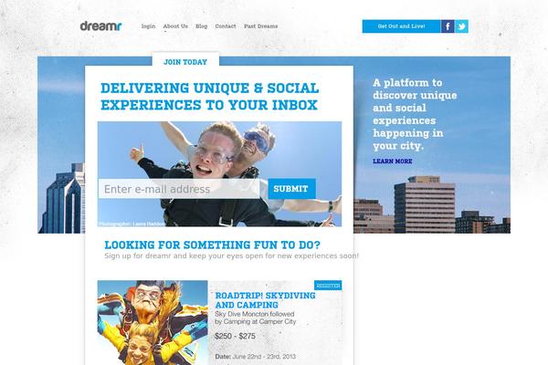 Dream theme site design template sample