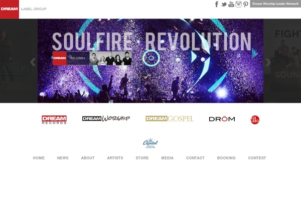 Music theme site design template sample