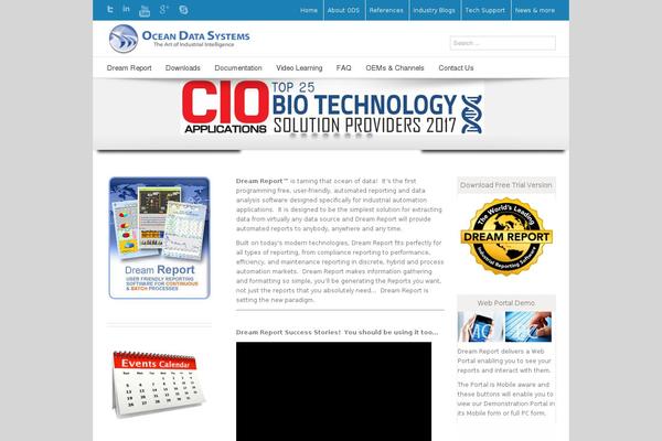 Site using 3D Tag Cloud plugin