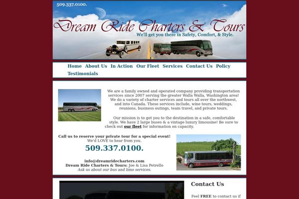 dreamridecharters.com site used Dream-ride-charters