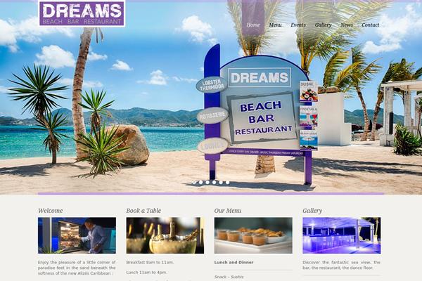 White Rock theme site design template sample