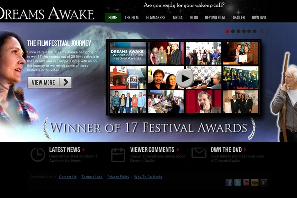 dreamsawakemovie.com site used Titanium-wp