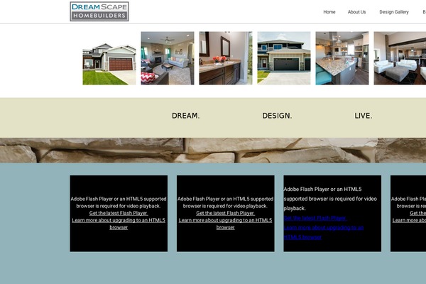 dreamscapehomebuilders.com site used Dreamscape
