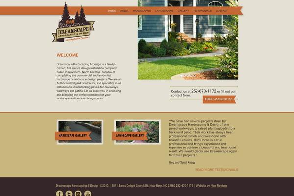 dreamscapenc.com site used Dreamscape