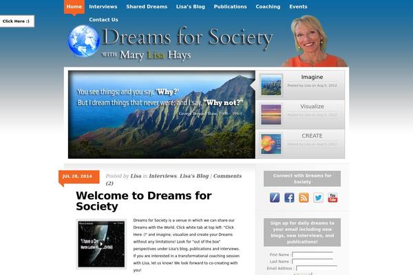 Glow theme site design template sample
