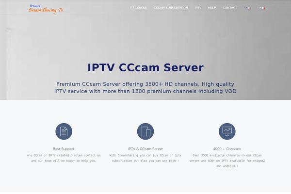 dreamsharing.tv site used Lane